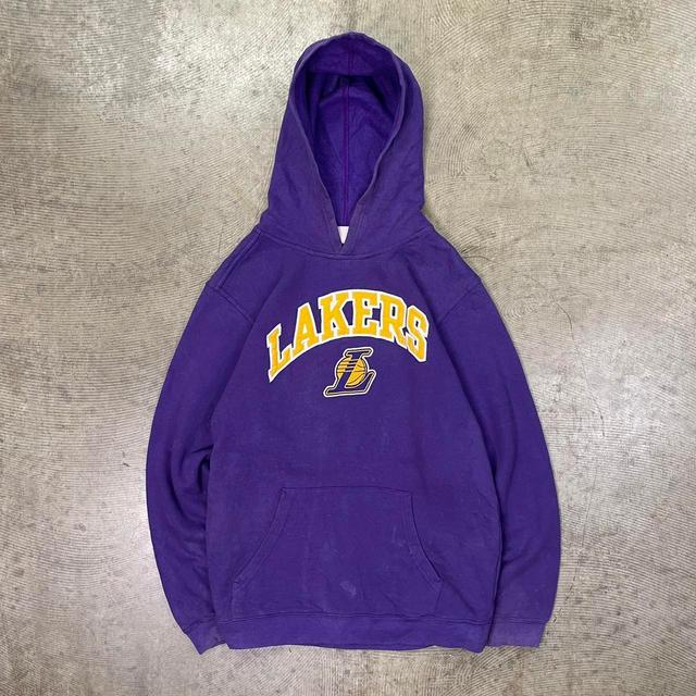 American Vintage Men's Hoodie - Purple - S on Productcaster.