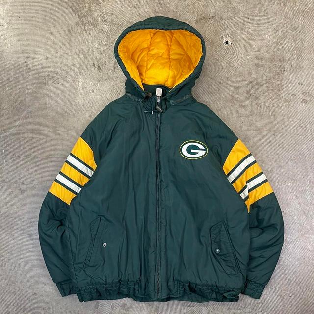 NFL Men's Bomber Jacket - Green - XL on Productcaster.