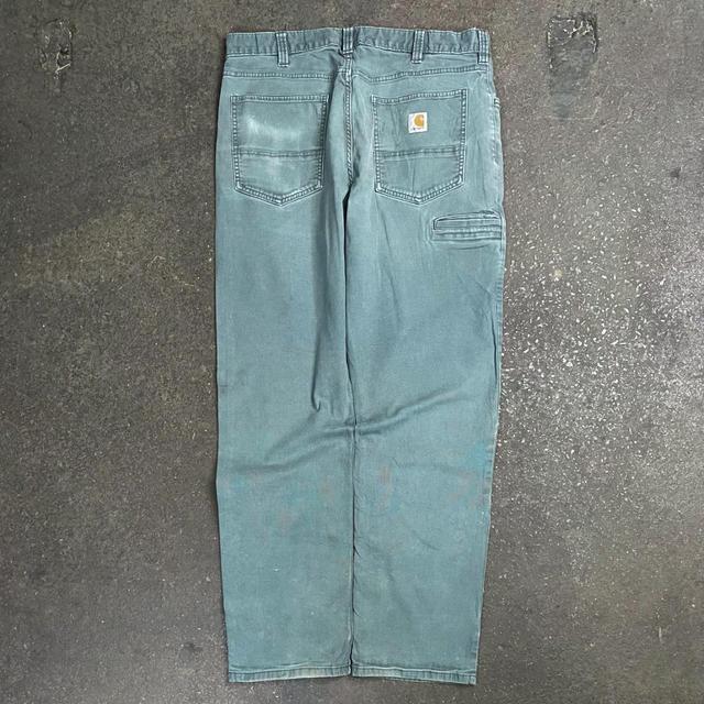 Carhartt Men's Straight leg Cargo Trousers - Green - 36" on Productcaster.