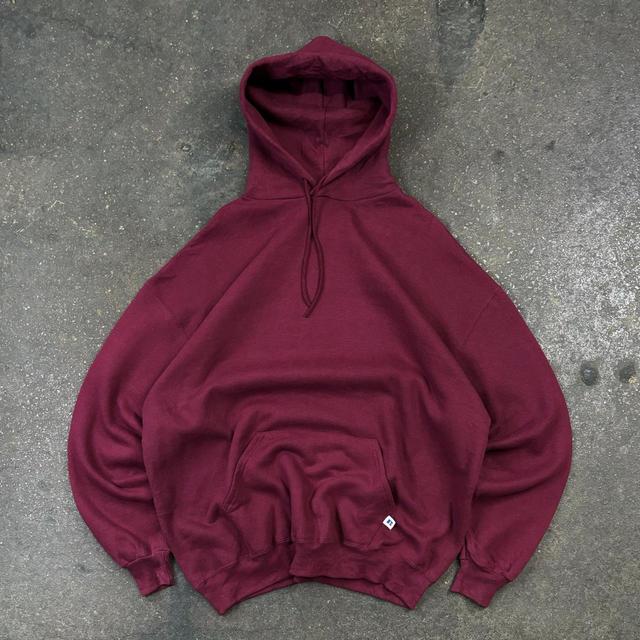 Russell Athletic Men's Hoodie - Burgundy - XL on Productcaster.