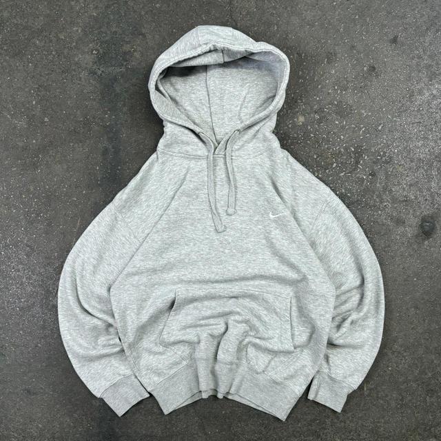 Nike Men's Hoodie - Grey - M on Productcaster.