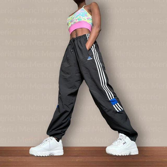 Adidas Women's High waisted Trousers - Black - One size on Productcaster.