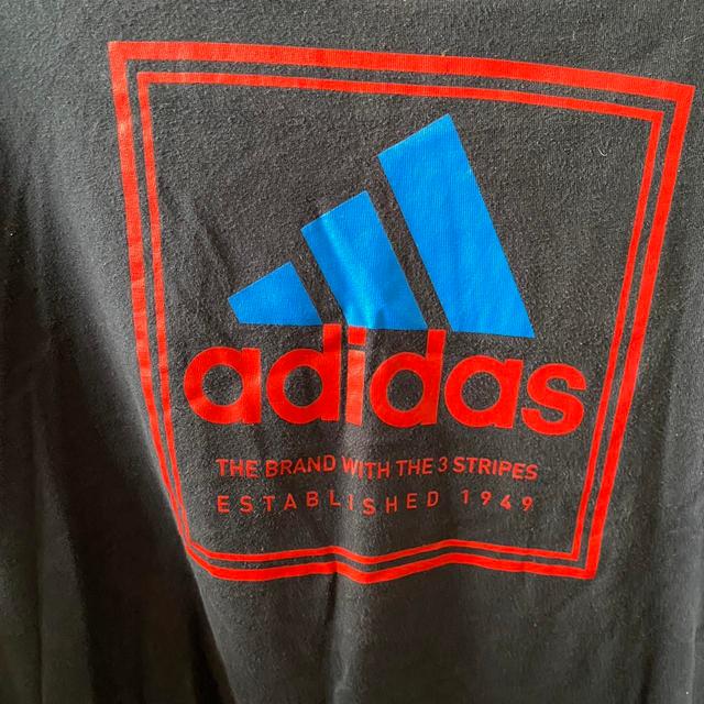 Adidas Men's T-shirt - Navy/Red - XXL on Productcaster.