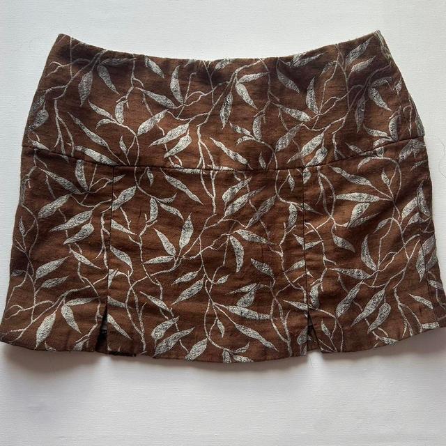 Women's Skirt - Brown/Silver - UK 6 on Productcaster.