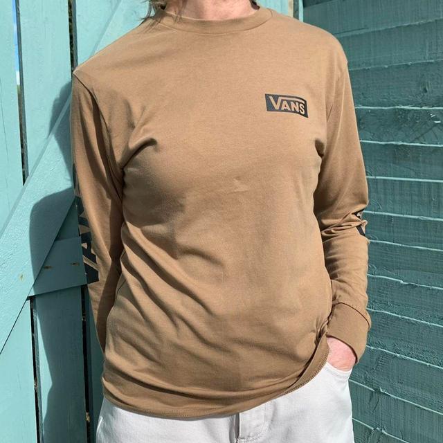 Vans Women's T-shirt - Tan - S on Productcaster.