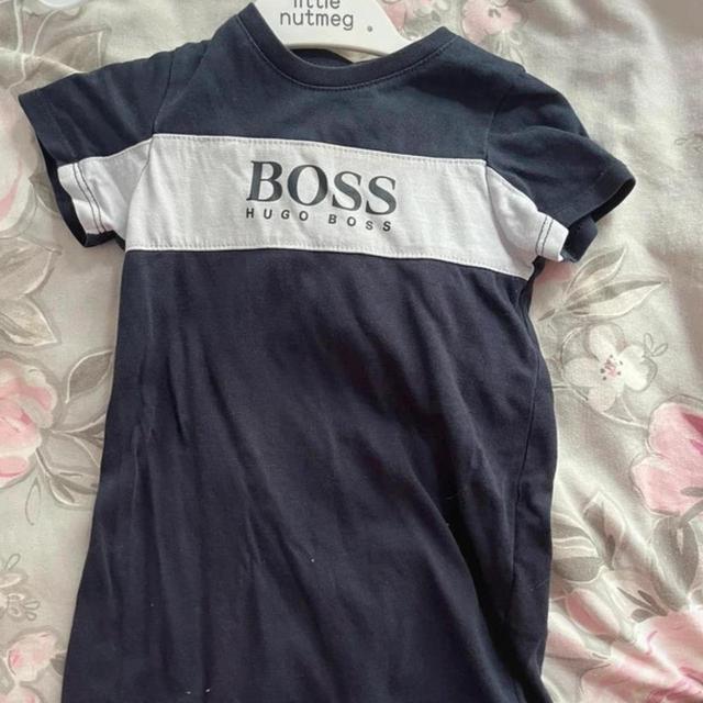 Hugo Boss Kids' Playsuit - Navy/Blue - 6-9 months on Productcaster.