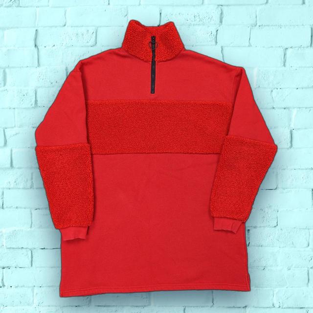 Lazy Oaf Women's Sweatshirt - Red - S on Productcaster.