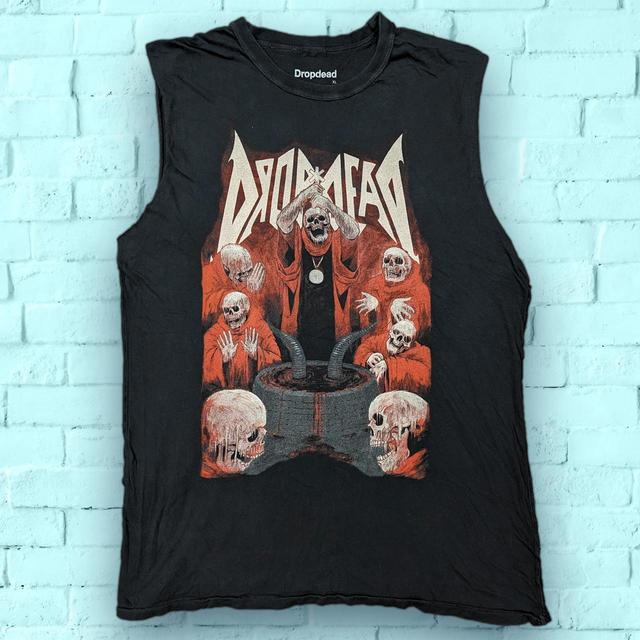 Dropdead Men's Vest - Black - XL on Productcaster.