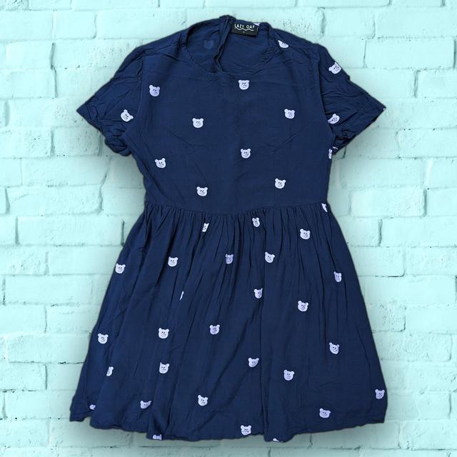 Lazy Oaf Women's Babydoll Dress - Navy - S on Productcaster.