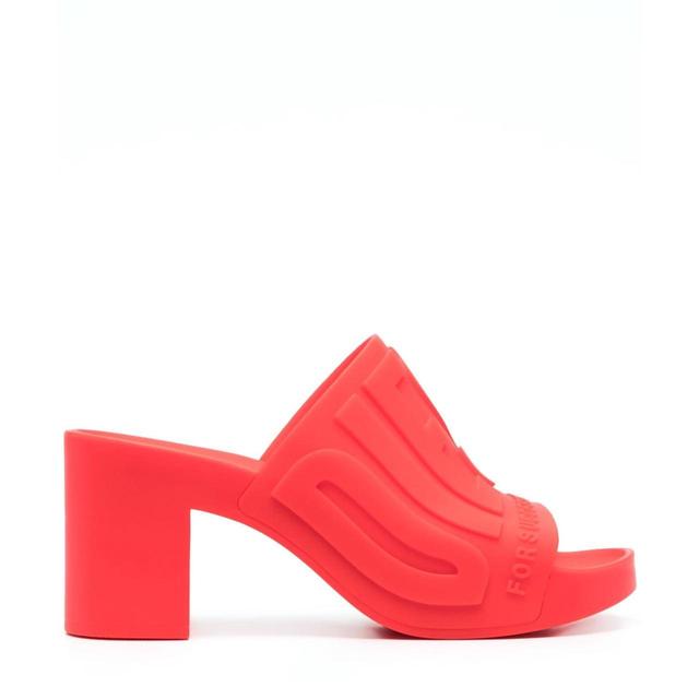 Diesel Women's Mules - Red/Orange - UK 8 on Productcaster.