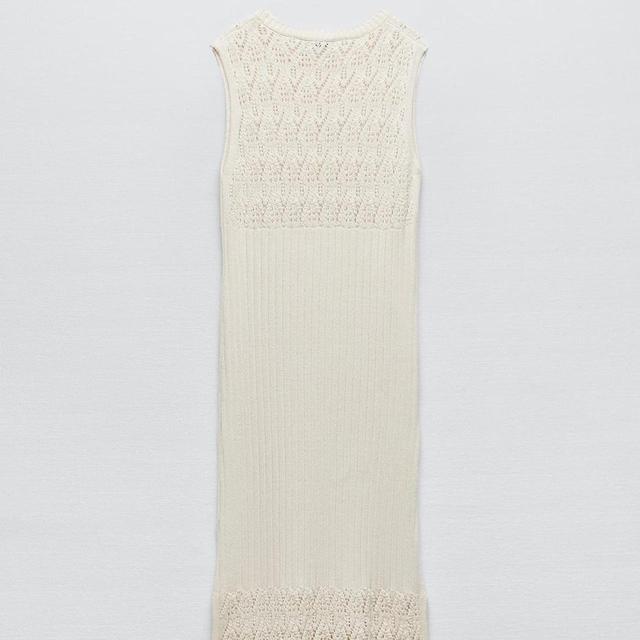 Zara Women's Dress - Cream - S on Productcaster.