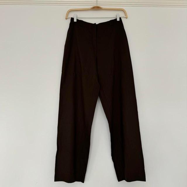 Kenzo Women's Trousers - Brown/Khaki - UK 10 on Productcaster.