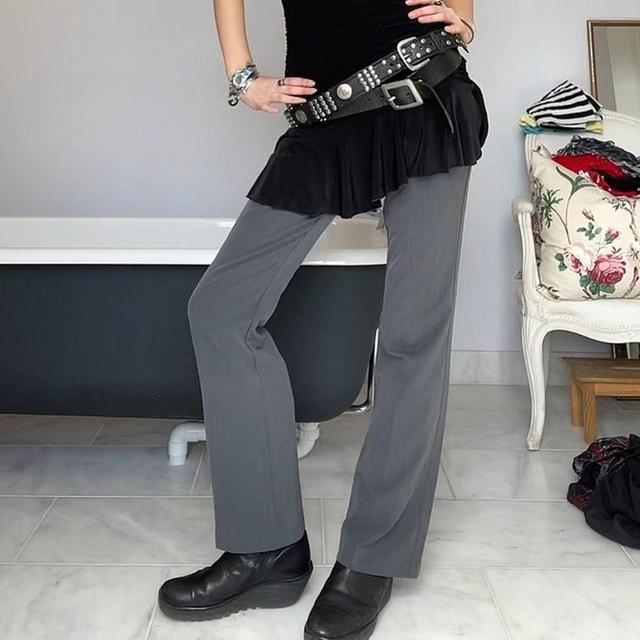 Women's Tailored trousers - Grey - One size on Productcaster.