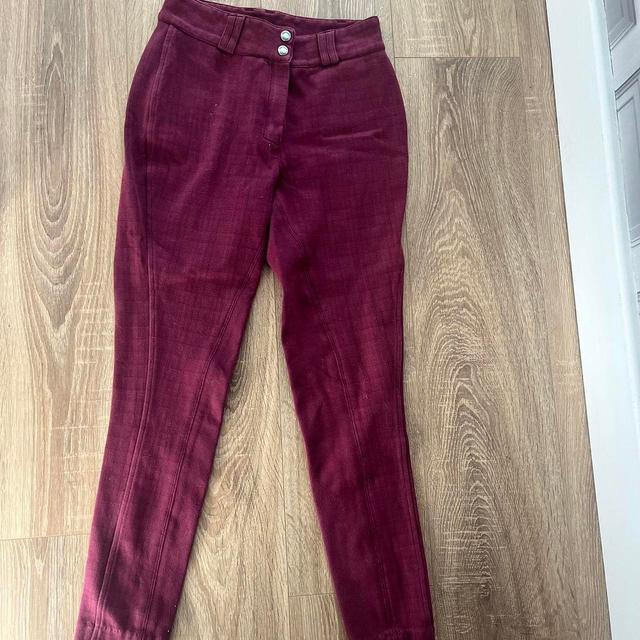 Women's Bottom - Burgundy/Red - UK 8 on Productcaster.