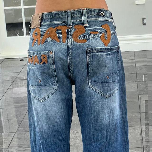 G-Star Men's Jeans - Blue/Orange - 32" on Productcaster.