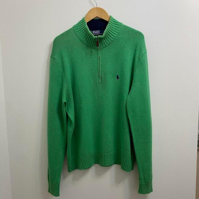 Polo Ralph Lauren Men's Jumper - Green - L on Productcaster.