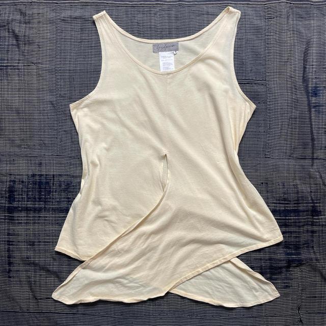 Yohji Yamamoto Women's Vest - Cream/Yellow - M on Productcaster.