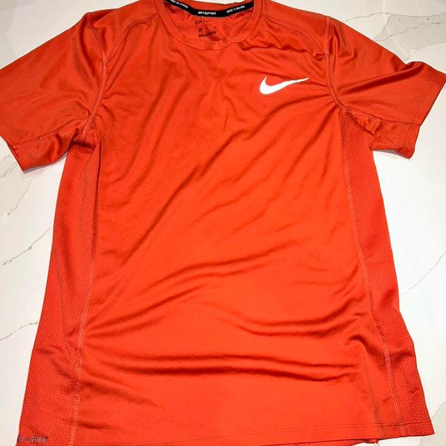 Nike Men's T-shirt - Orange/Pink - S on Productcaster.