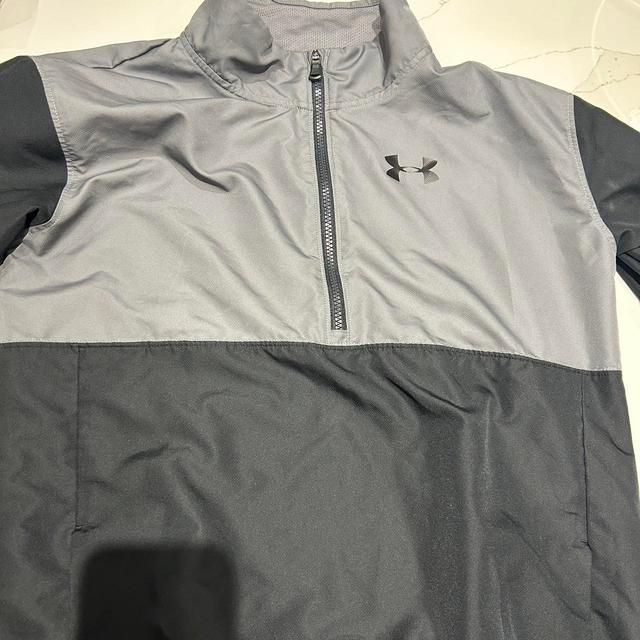 Under Armour Men's Windbreaker Jacket - Grey/Black - XS on Productcaster.