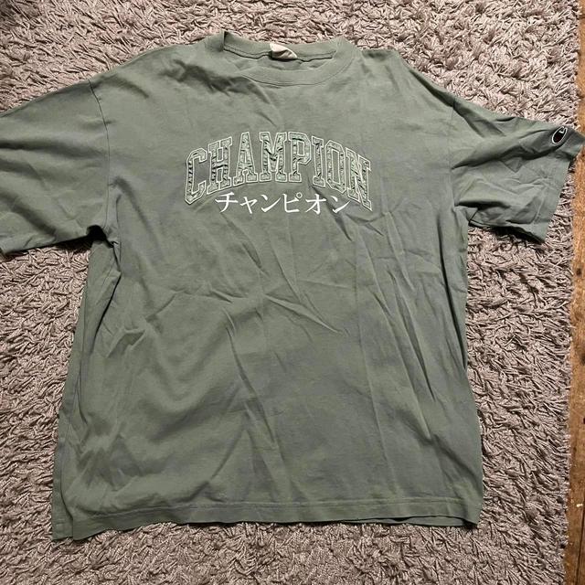 Champion Men's T-shirt - Green - S on Productcaster.