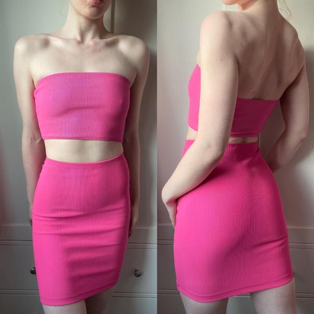 American Apparel Women's Pencil Dress - Pink - S on Productcaster.