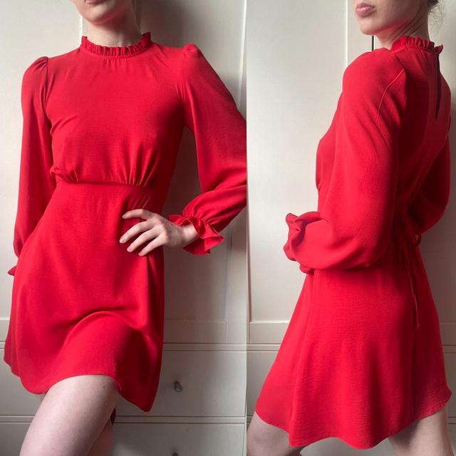 Deadstock Women's Mini Dress - Red - 8 on Productcaster.