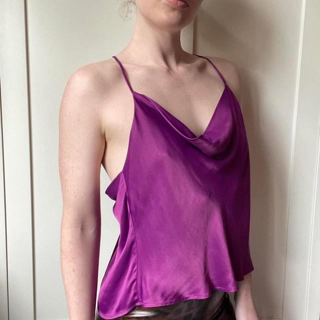 Deadstock Women's Vest - Purple - M on Productcaster.