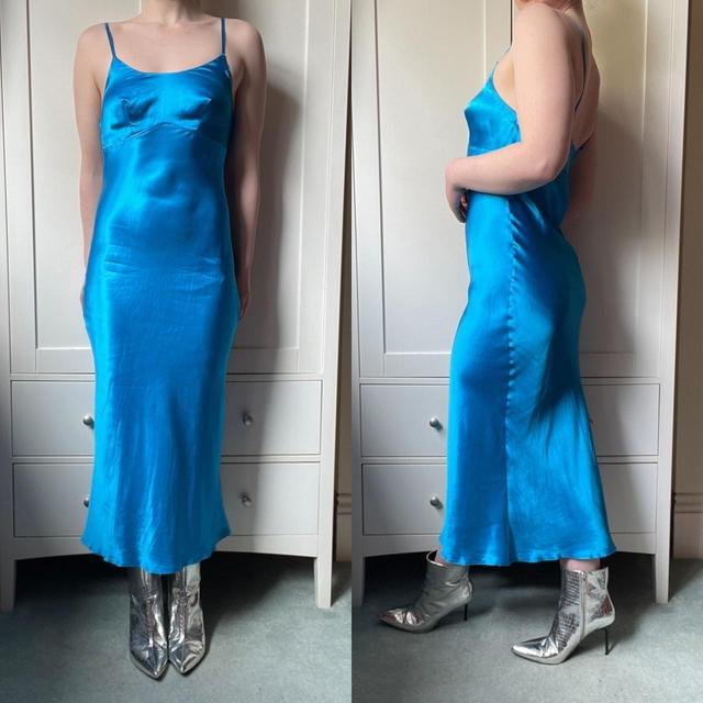 Deadstock Women's Maxi Dress - Blue - XS on Productcaster.