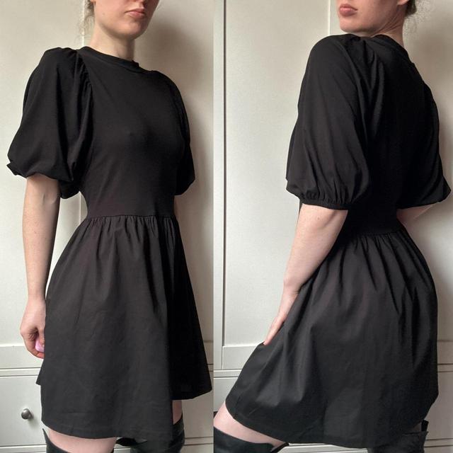 Deadstock Women's Shirt Dress - Black - 10 on Productcaster.