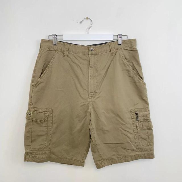 Wrangler Men's Shorts - Tan/Cream - 34" on Productcaster.