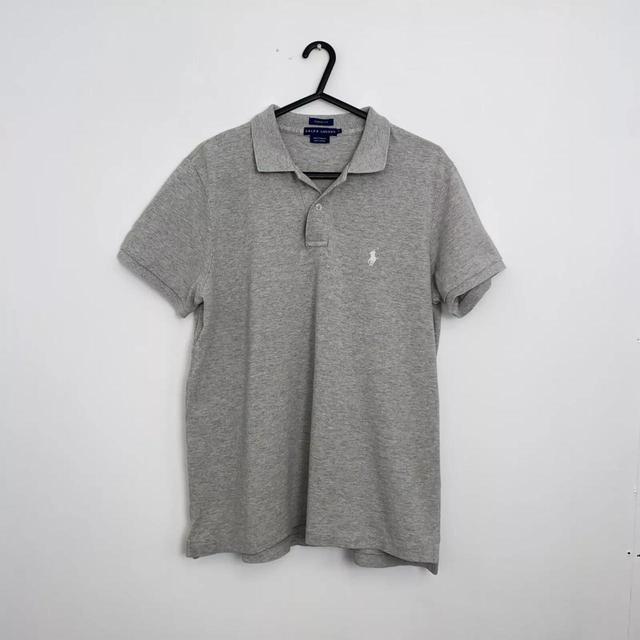 Ralph Lauren Women's Polo shirt - Grey - L on Productcaster.