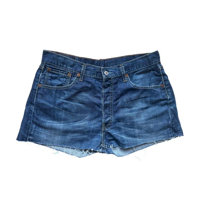 Levi's Women's Shorts - Blue/Navy - 30" on Productcaster.