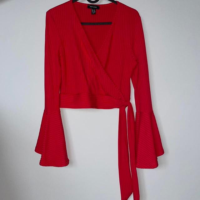 New Look Women's Blouse - Red - 16 on Productcaster.