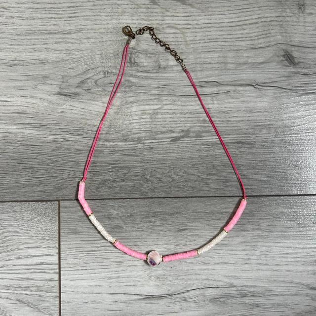 Women's Necklace - Pink on Productcaster.