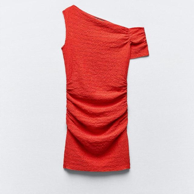 Zara Women's Bodycon Dress - Red - XS on Productcaster.