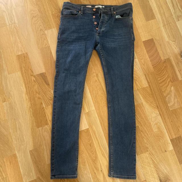 Topman Men's Jeans - Blue/Navy - 32" on Productcaster.