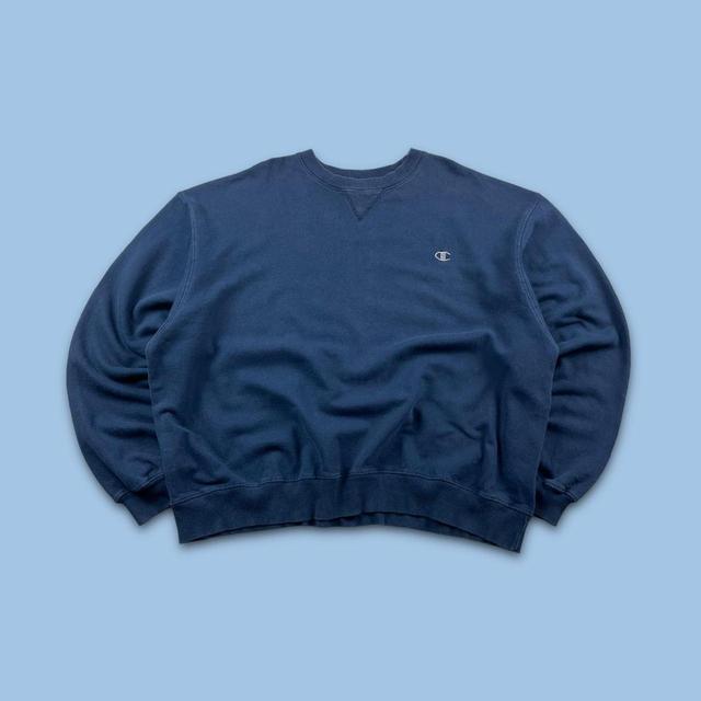 Champion Men's Sweatshirt - Navy/Blue - XXL on Productcaster.