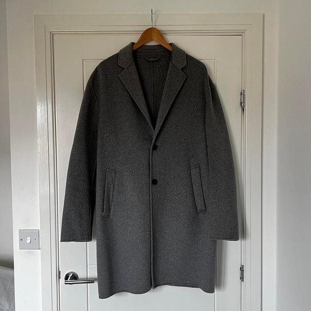 Zara Men's Overcoat - Grey - L on Productcaster.