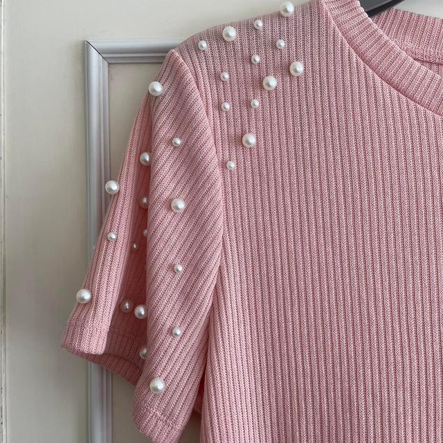 H&M Women's Top - Pink - S on Productcaster.