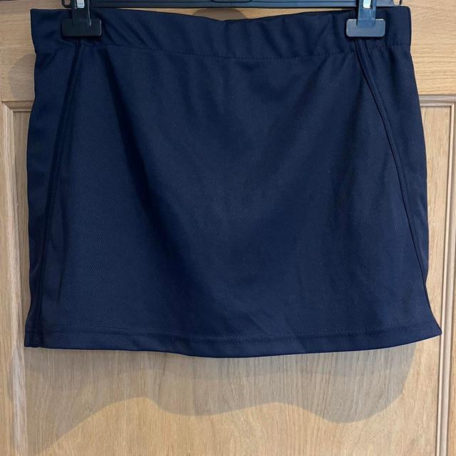 Preloved Women's Mini Skirt - Navy - UK 10 on Productcaster.