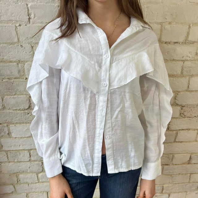 Women's Blouse - White - M on Productcaster.