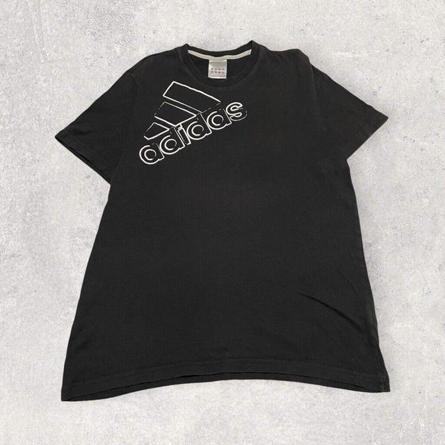 Adidas Men's T-shirt - Black - L on Productcaster.