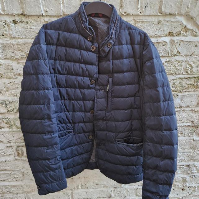 Ted Baker Men's Puffer Jacket - Navy - L on Productcaster.