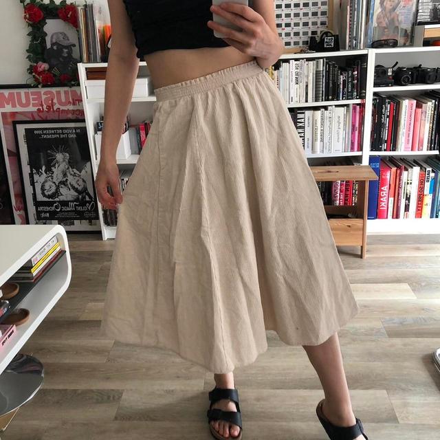 Women's Skirt - Cream - XS on Productcaster.