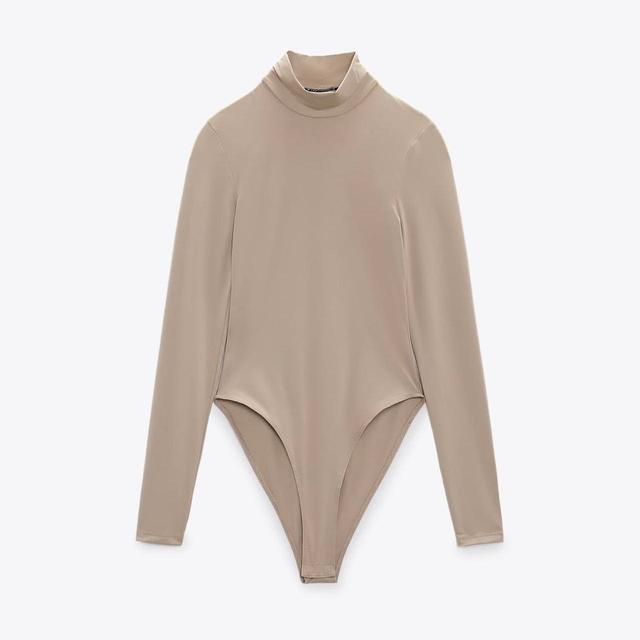 Zara Women's Bodysuit - Tan - S on Productcaster.