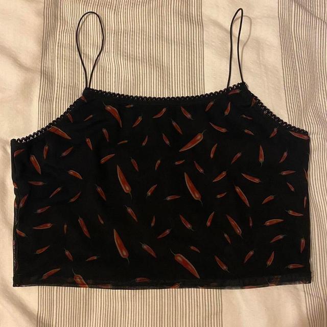 Urban Outfitters Women's Crop top - Black - M on Productcaster.