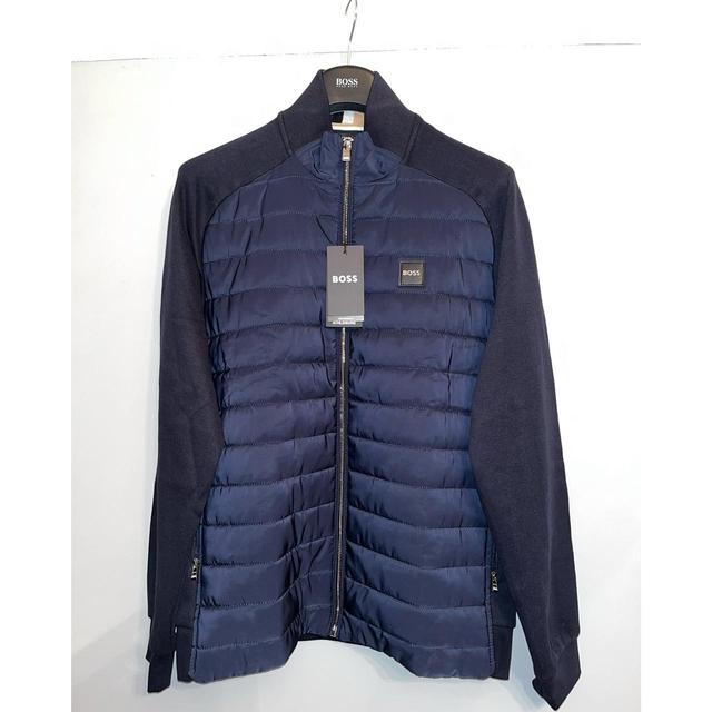 BOSS Men's Bomber Jacket - Navy - XL on Productcaster.