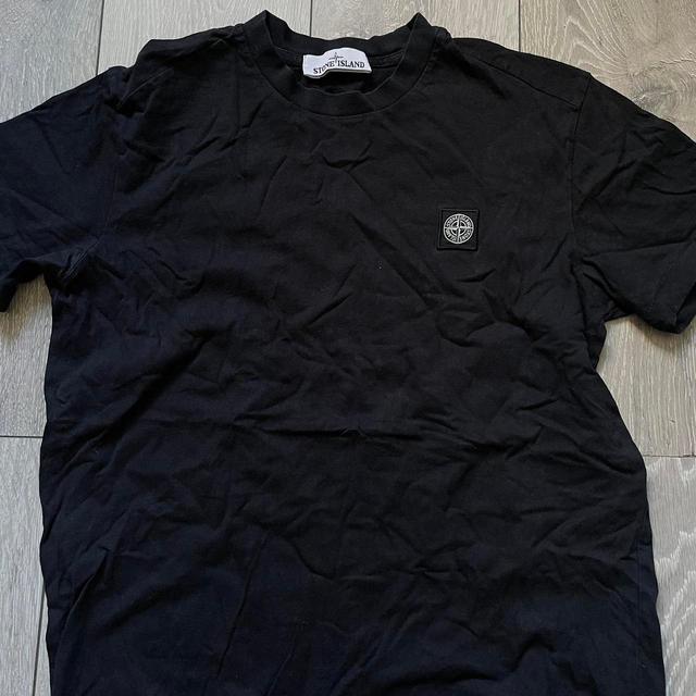 Stone Island Men's T-shirt - Black - M on Productcaster.