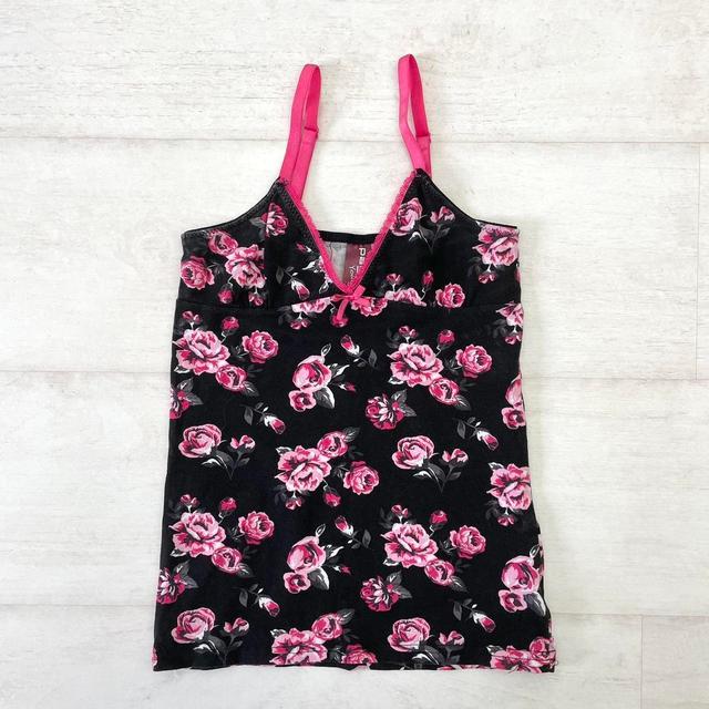 Vintage Women's Vest - Black/Pink - XS on Productcaster.