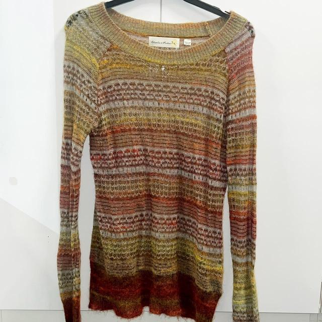 Women's Jumper - Yellow/Orange - M on Productcaster.